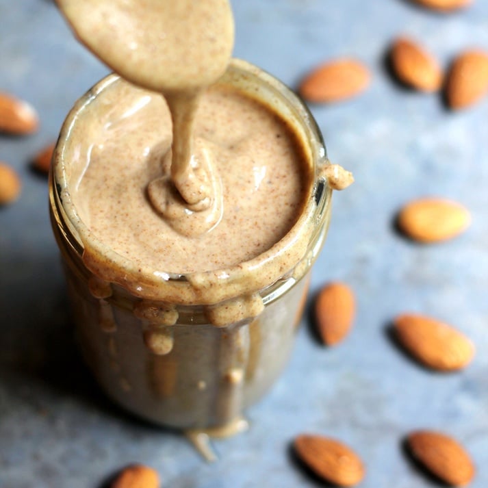 Homemade Almond Butter with Vanilla Bean, Honey & Sea Salt