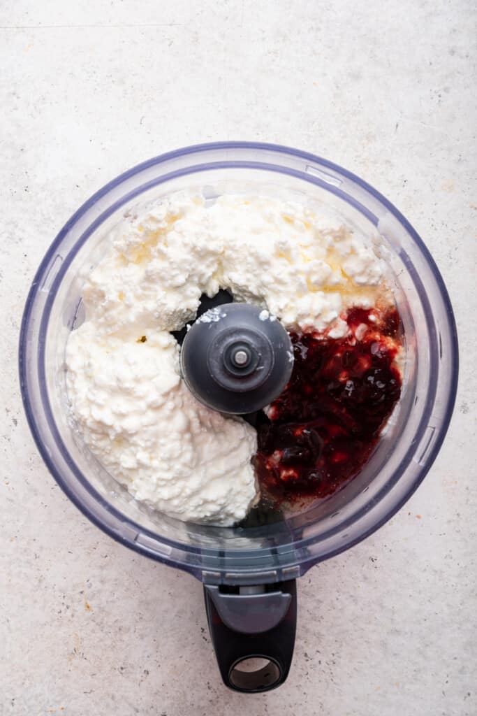 Love the protein but hate the curds? Whipped cottage cheese gives you the nutrition without the texture. Two easy versions: sweet & savory! Ingredients for sweet whipped ricotta cheese in food processor