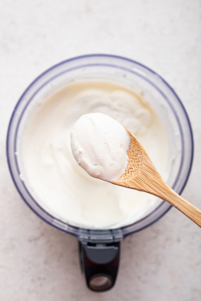 Love the protein but hate the curds? Whipped cottage cheese gives you the nutrition without the texture. Two easy versions: sweet & savory! Spoonful of savory whipped cottage cheese