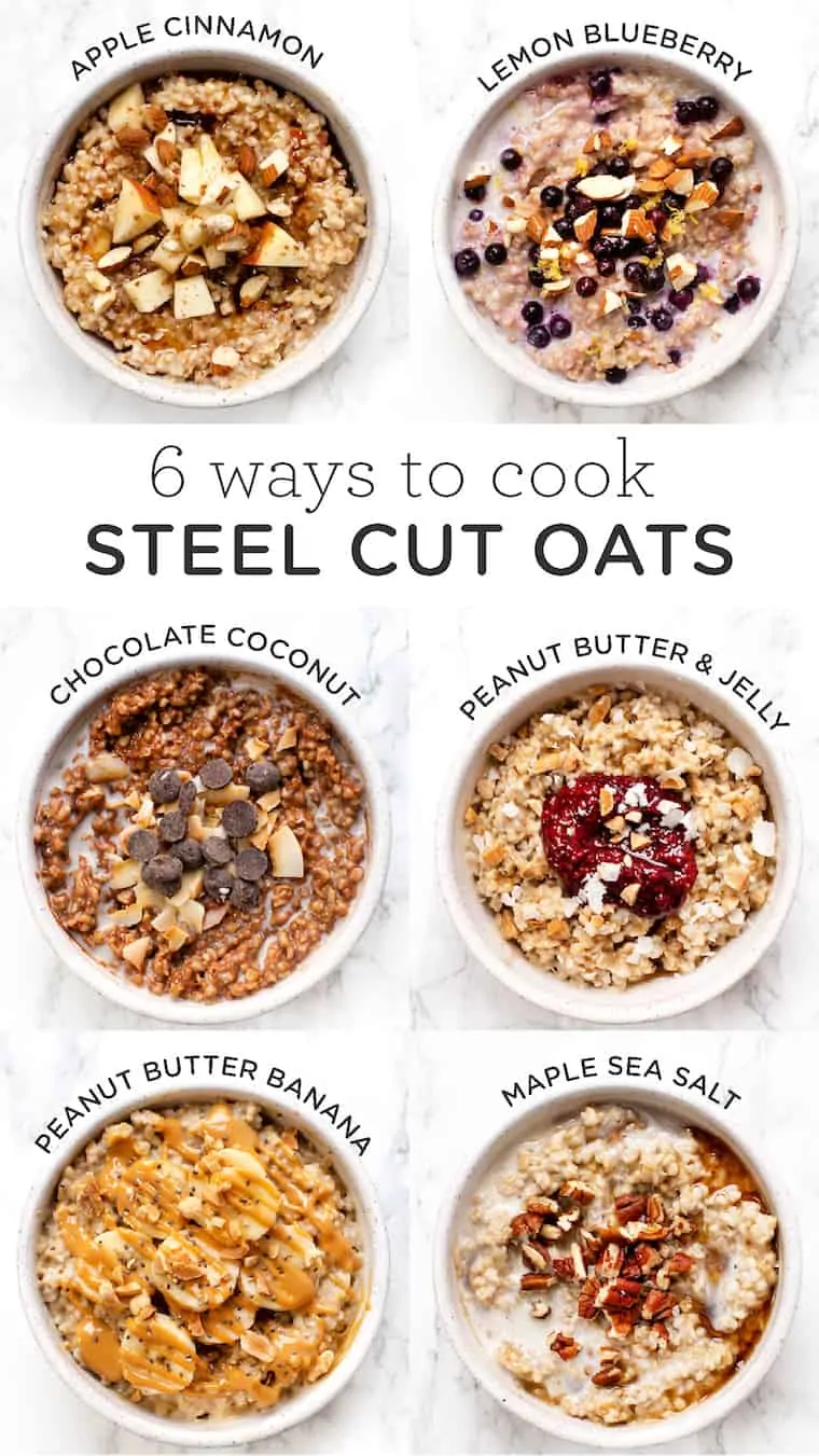 Learn how to make the creamiest steel-cut oats in the Instant Pot. This easy method works every time. Plus, get 6 flavor variations! Ways to Cook Oatmeal